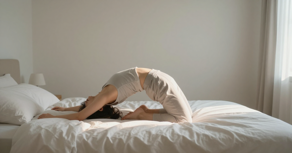 Cómo evitar rigidez matutina — Movimientos suaves antes de salir de la cama
