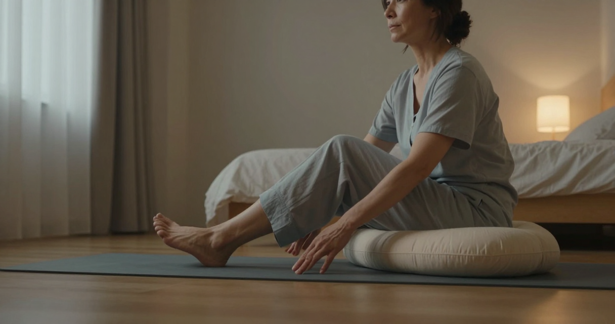 Rutina diaria para estabilidad y serenidad — Rutina nocturna: relajación y recuperación articular
